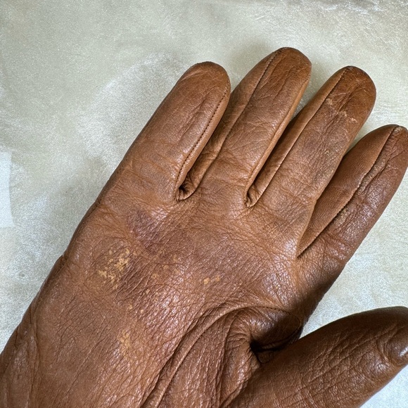 Portolano Italy Leather Shearling Gloves - Picture 4 of 13